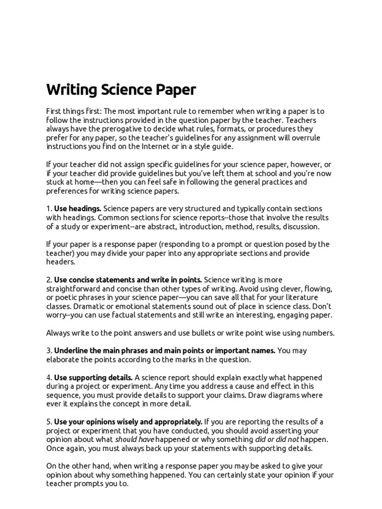 writing a how to do something paper how to write an essay